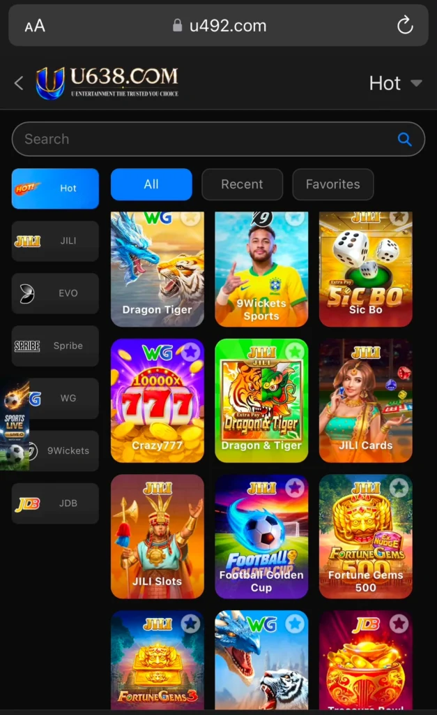 U638 Game 